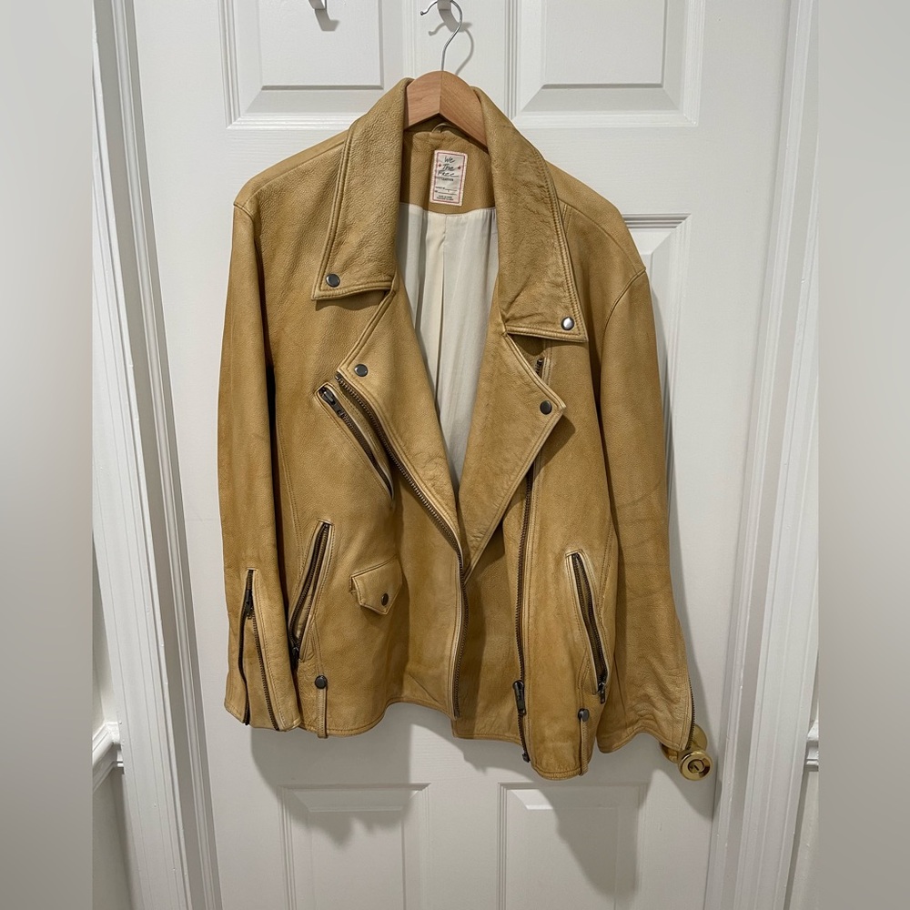 NWOT We the Free Jealousy leather moto jacket